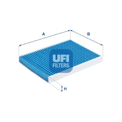 UFI 34.170.00 İklimlendirme Sistemi Polen Filtresi - FORD FIESTA VI (CB1, CCN) uyumlu