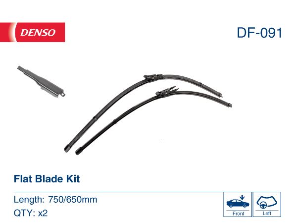 DENSO DF-091 Kaporta & Gövde Parçaları Cam Silecek Mekanizması - FORD B-MAX (JK) uyumlu