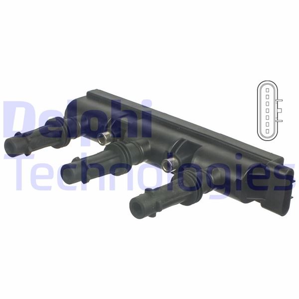 DELPHI GN10477-12B1 Ateşleme Sistemi Ateşleme Bobini - OPEL CORSA D (S07) uyumlu