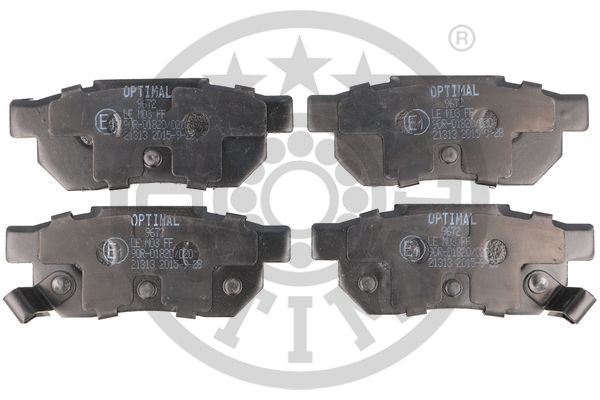 OPTIMAL BP-09672 Fren Sistemleri Fren Balatası - HONDA INTEGRA Hatchback (DA) uyumlu