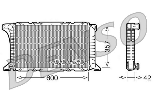 DENSO DRM10090 Soğutma Sistemi Su Soğutucu & Parçaları - FORD TRANSIT Minibüs/Otobüs (E_ _) uyumlu