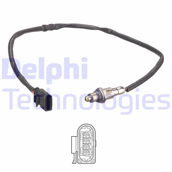 DELPHI ES21193-12B1 Emme & Egzoz Sistemi Egzoz Sensörleri - VW POLO V (6R1, 6C1) uyumlu