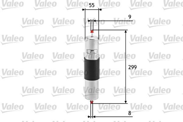 VALEO 587014 Yakıt Sistemi Yakıt Filtresi - BMW 3 (E36) uyumlu