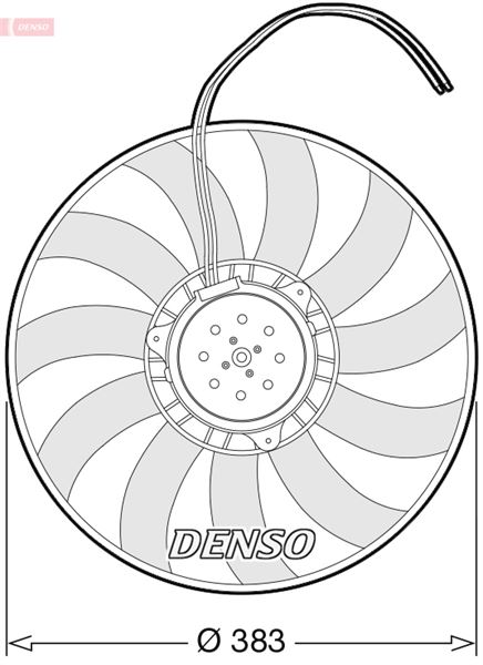 DENSO DER02007 Soğutma Sistemi Fan - AUDI A6 C6 (4F2) uyumlu