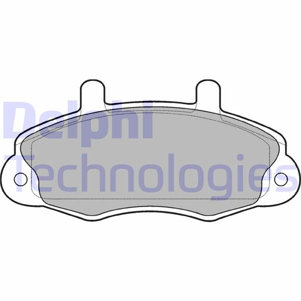 DELPHI LP766 Fren Sistemleri Fren Balatası - FORD TRANSIT Minibüs/Otobüs (T_ _) uyumlu