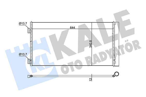 KALE OTO RADYATÖR 353170 İklimlendirme Sistemi Klima Radyatörü - MINI MINI (R56) uyumlu
