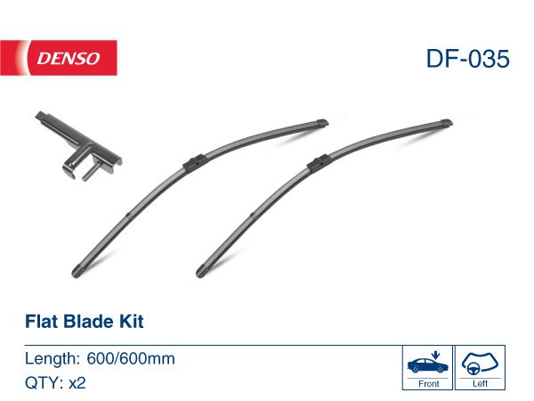 DENSO DF-035 Kaporta & Gövde Parçaları Cam Silecek Mekanizması - VW TRANSPORTER T5 Minibüs/Otobüs (7HB, 7HJ, 7EB, 7EJ) uyumlu