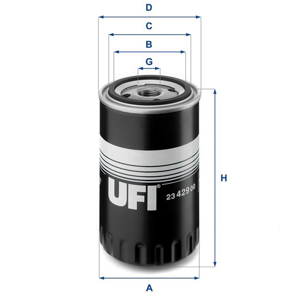 UFI 23.429.00 Motor Yağ Filtresi - VW PASSAT B3/B4 (3A2, 35I) uyumlu