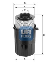 UFI 27.231.00 Motor Hava Filtresi - MERCEDES-BENZ T1 Panelvan/Van (601, 611) uyumlu