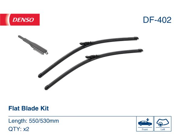 DENSO DF-402 Kaporta & Gövde Parçaları Cam Silecek Mekanizması - AUDI TT (8J3) uyumlu