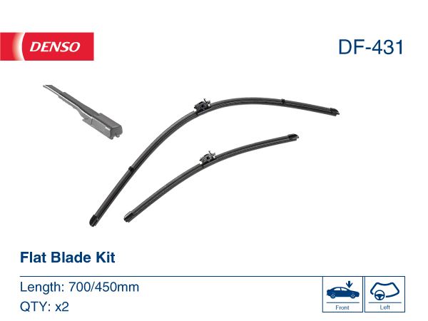 DENSO DF-431 Kaporta & Gövde Parçaları Cam Silecek Mekanizması - MERCEDES-BENZ V-SERISI (W447) uyumlu