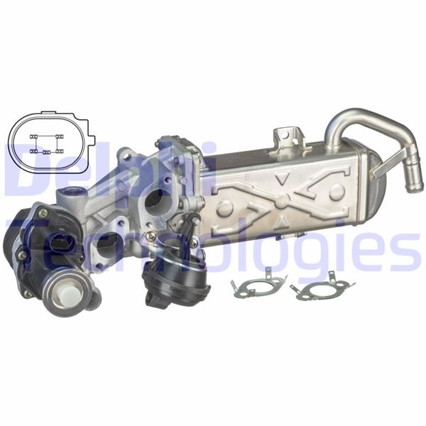 DELPHI EG10472-12B1 Motor EGR Parçaları - VW PASSAT B7 (362) uyumlu