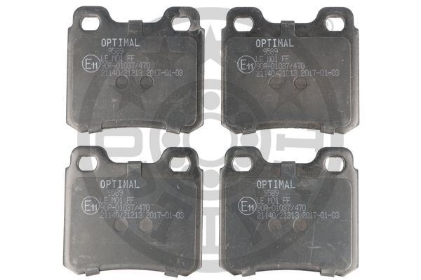 OPTIMAL BP-09589 Fren Sistemleri Fren Balatası - OPEL KADETT E Hatchback (T85) uyumlu