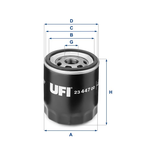 UFI 23.447.00 Motor Yağ Filtresi - ALFA ROMEO 33 (907_) uyumlu