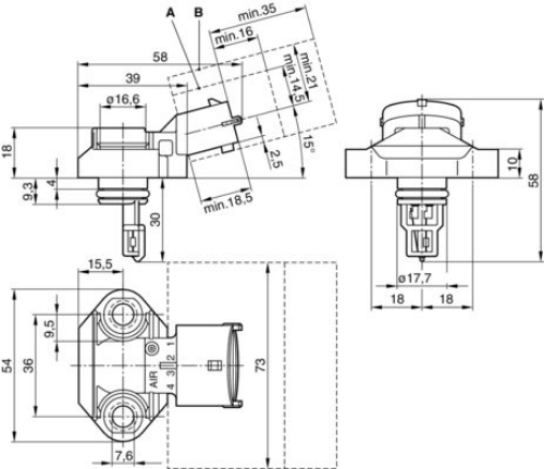 BOSCH 0 281 002 244 Yedek Parça - MERCEDES-BENZ ACTROS MP2 / MP3 uyumlu