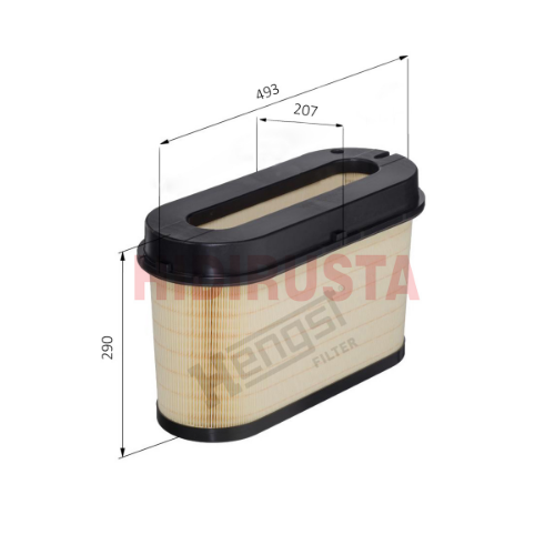 HENGST FILTER E2059L Motor Hava Filtresi - MERCEDES-BENZ AROCS uyumlu