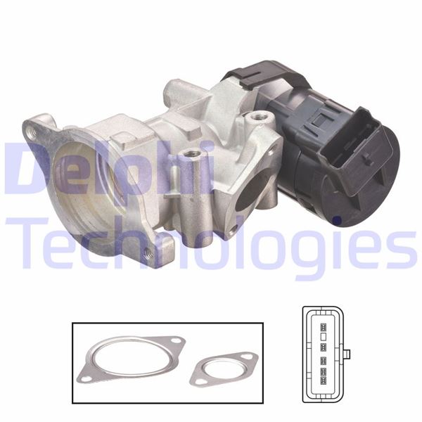 DELPHI EG10591-12B1 Motor EGR Parçaları - FORD MONDEO IV Turnier (BA7) uyumlu