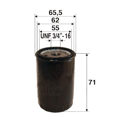 VALEO 586042 Motor Yağ Filtresi - FORD C-MAX II (DXA/CB7, DXA/CEU) uyumlu