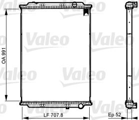 VALEO 733523 Soğutma Sistemi Su Soğutucu & Parçaları - RENAULT TRUCKS PREMIUM 2 uyumlu