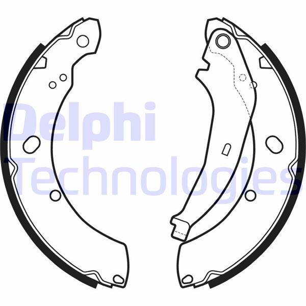 DELPHI LS2136 Fren Sistemleri Fren Pabucu - CHRYSLER PT CRUISER (PT_) uyumlu