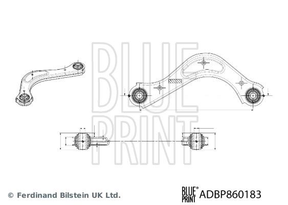 BLUE PRINT ADBP860183 Süspansiyon Sistemi Bugi Kolu - HYUNDAI KONA (OS, OSE, OSI) uyumlu