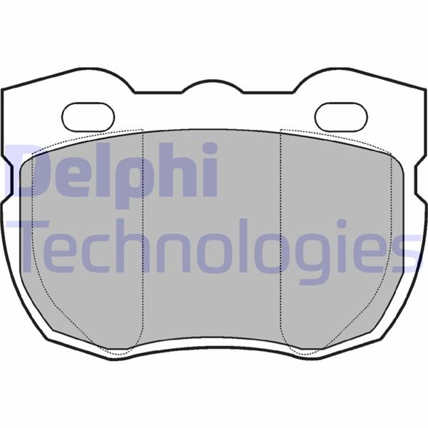 DELPHI LP481 Fren Sistemleri Fren Balatası - LAND ROVER RANGE ROVER I uyumlu