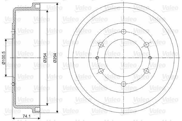 VALEO 237065 Fren Sistemleri Fren Kampanası - FORD MAVERICK (UDS, UNS) uyumlu