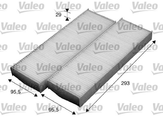 VALEO 715593 İklimlendirme Sistemi Polen Filtresi - HONDA ACCORD VI Coupe (CG) uyumlu