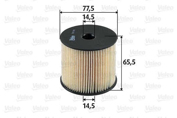 VALEO 587903 Yakıt Sistemi Yakıt Filtresi - CITROËN BERLINGO MULTISPACE (B9) uyumlu