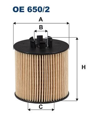 FILTRON OE 650/2 Motor Yağ Filtresi - VW POLO IV (9N_, 9A_) uyumlu