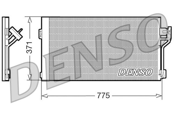 DENSO DCN17050 İklimlendirme Sistemi Klima Radyatörü - MERCEDES-BENZ VITO / MIXTO Panelvan/Van (W639) uyumlu