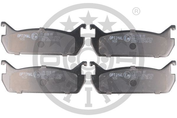 OPTIMAL BP-09658 Fren Sistemleri Fren Balatası - MAZDA 323 S IV (BG) uyumlu