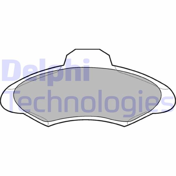 DELPHI LP673 Fren Sistemleri Fren Balatası - FORD ESCORT V (AAL, ABL) uyumlu