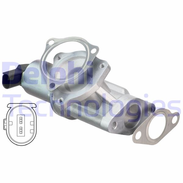 DELPHI EG10442-12B1 Motor EGR Parçaları - KIA SPORTAGE II (JE_, KM_) uyumlu