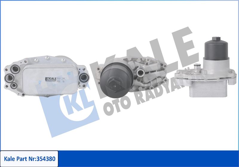 KALE OTO RADYATÖR 354380 Motor Yağ Soğutucusu - JAGUAR XF I (X250) uyumlu
