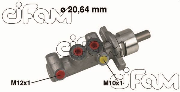 CIFAM 202-416 Fren Sistemleri Ana Fren Merkezi - RENAULT CLIO II (BB_, CB_) uyumlu