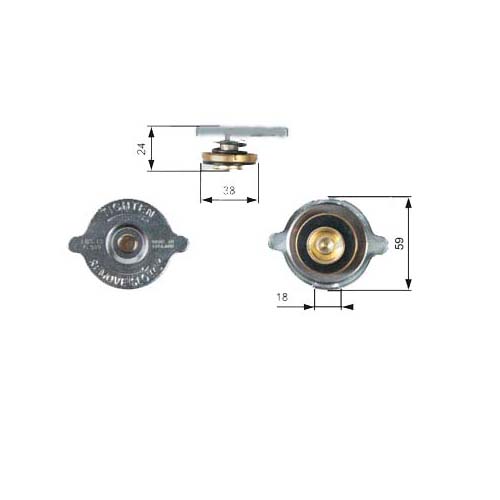 Radyatör Kapağı - FIAT ORIJINAL - 4256228 Ürün Görseli