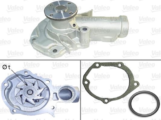 VALEO 506956 Motor Devirdaim - MITSUBISHI LANCER VI (CJ_, CP_, CK_) uyumlu