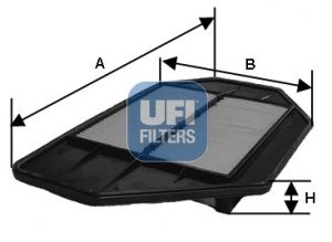UFI 30.360.00 Motor Hava Filtresi - HONDA CIVIC VII Hatchback (EU, EP, EV) uyumlu