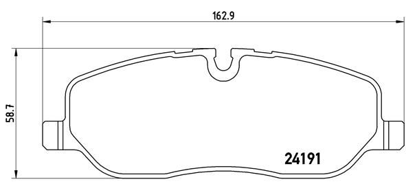BREMBO P 44 014 Fren Sistemleri Fren Balatası - LAND ROVER DISCOVERY IV (L319) uyumlu