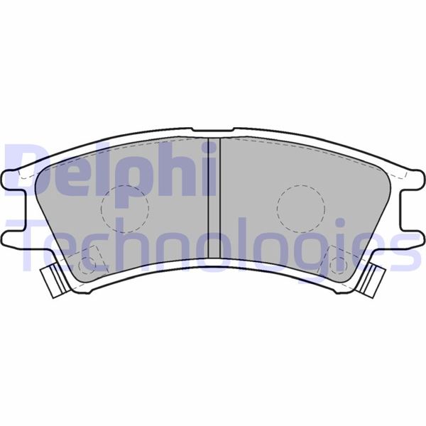 DELPHI LP1502 Fren Sistemleri Fren Balatası - HYUNDAI ATOS (MX) uyumlu
