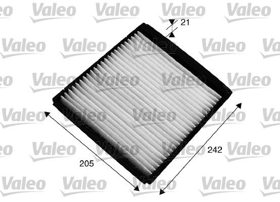 VALEO 715549 İklimlendirme Sistemi Polen Filtresi - NISSAN MICRA II (K11) uyumlu