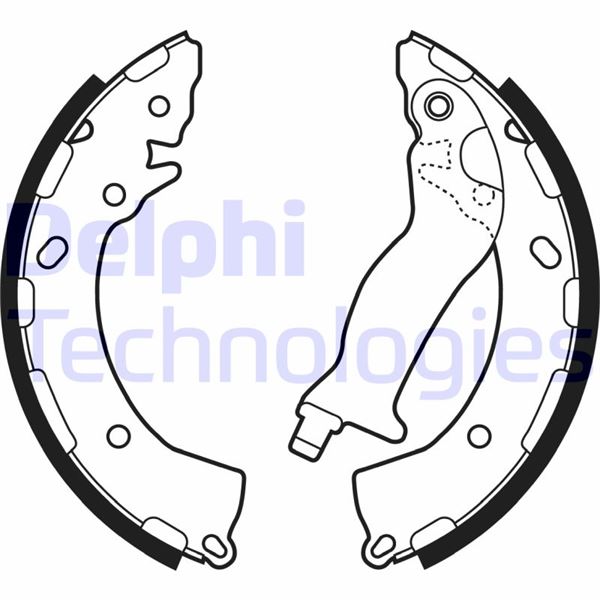 DELPHI LS2087 Fren Sistemleri Fren Pabucu - KIA RIO III (UB) uyumlu