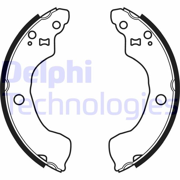 DELPHI LS1964 Fren Sistemleri Fren Pabucu - NISSAN PRIMERA (P11) uyumlu