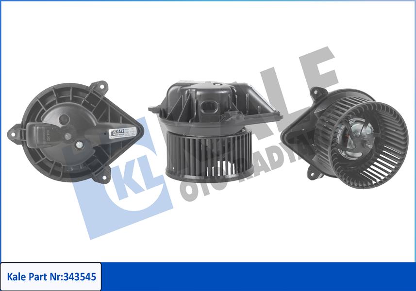 KALE OTO RADYATÖR 343545 İklimlendirme Sistemi Fan Parçaları - PEUGEOT 406 (8B) uyumlu