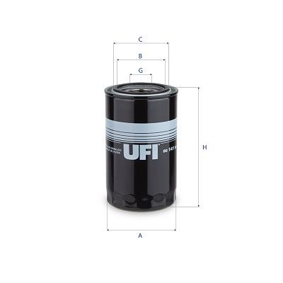 UFI 80.141.00 Direksiyon Sistemi Hidrolik Filtre - CASE IH CS uyumlu