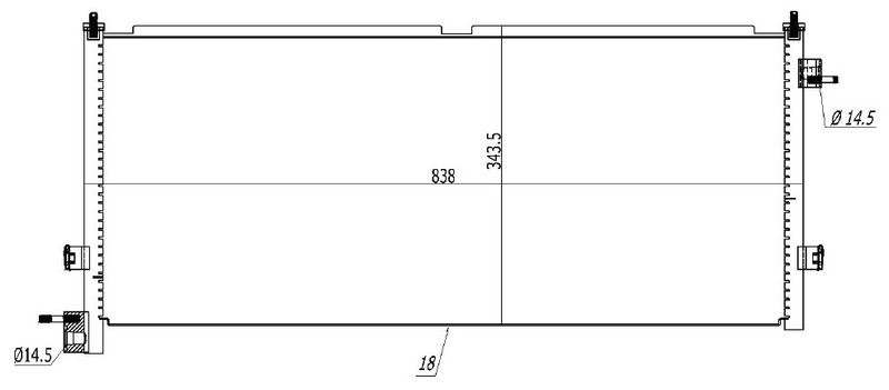 Klima Radyatörü - CVO006018 Ürün Görseli