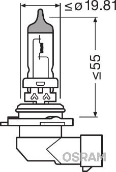 ams-OSRAM 9006 Farlar & Aydınlatma Ampuller - CHRYSLER VISION uyumlu