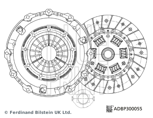 BLUE PRINT ADBP300055 Debriyaj Sistemi Debriyaj Seti - MAZDA 6 Hatchback (GH) uyumlu