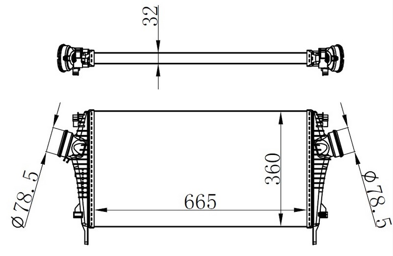 Turbo Radyatörü - IOP047032 Ürün Görseli